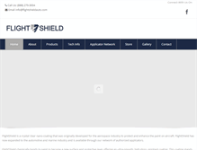 Tablet Screenshot of flightshieldauto.com